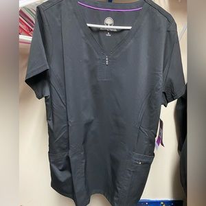 Purple Label by Healing Hands Jeni Scrub Top XL